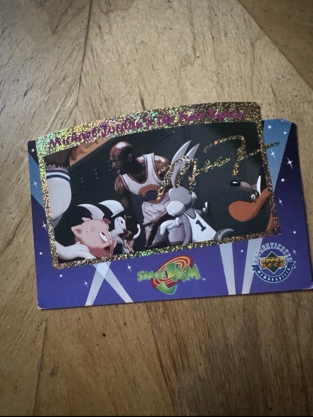 Michael Jordan 1996 Upper Deck Space Jam JUMBO card